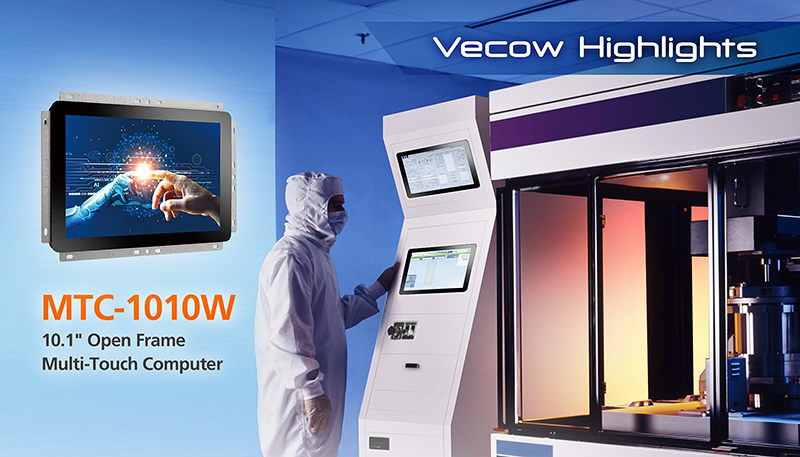 Vecow 10.1” Open Frame Multi-Touch Panel PCs Uses in Chemical Analysis Instrument