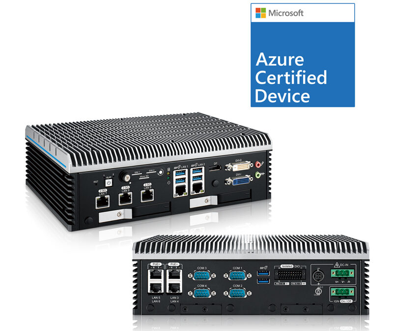 Vecow ECX-2000 Workstation-grade Fanless Embedded System Is Certified by Microsoft Azure Cloud Services