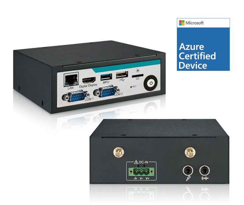 Vecow EIC-1000 Arm-based Rockchip Edge Computing System Is Microsoft Azure Certified for IoT Applications