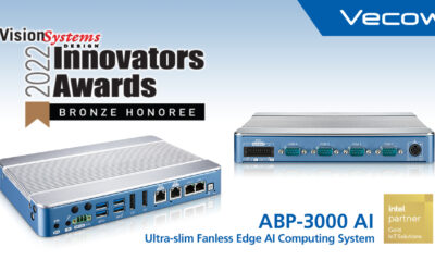 Vecow ABP-3000 AI Computing System Awarded with Vision Systems Design 2022 Innovators Awards Program